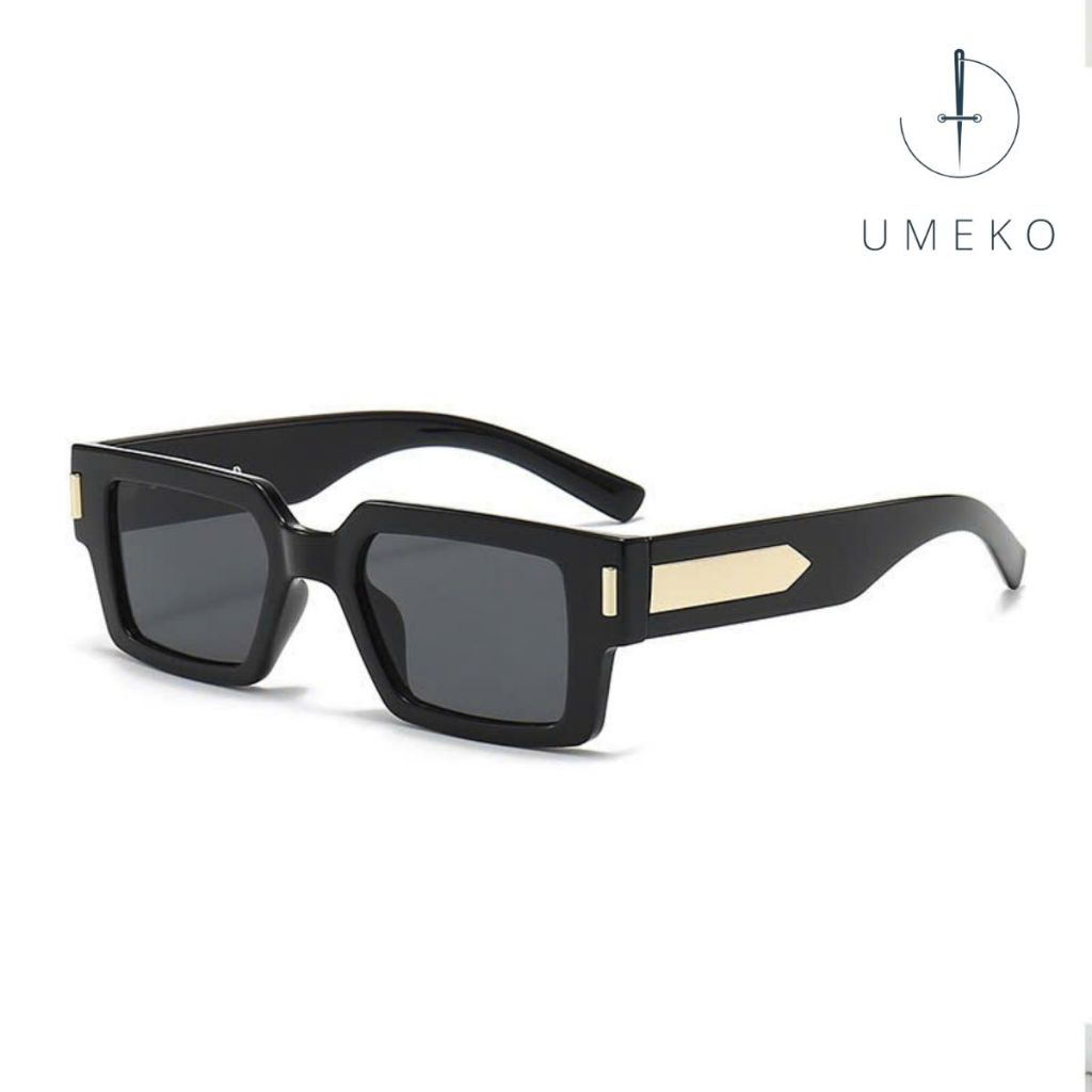 UMEKO แว่นกันแดดทรงสี่เหลี่ยม NK146 สําหรับผู้ชายและผู้หญิงที่มีป้องกันรังสียูวีเพื่อปกป้องดวงตา