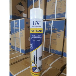 Keo bọt nở 750ml , bình xịt bọt nở KV (chính hãng)