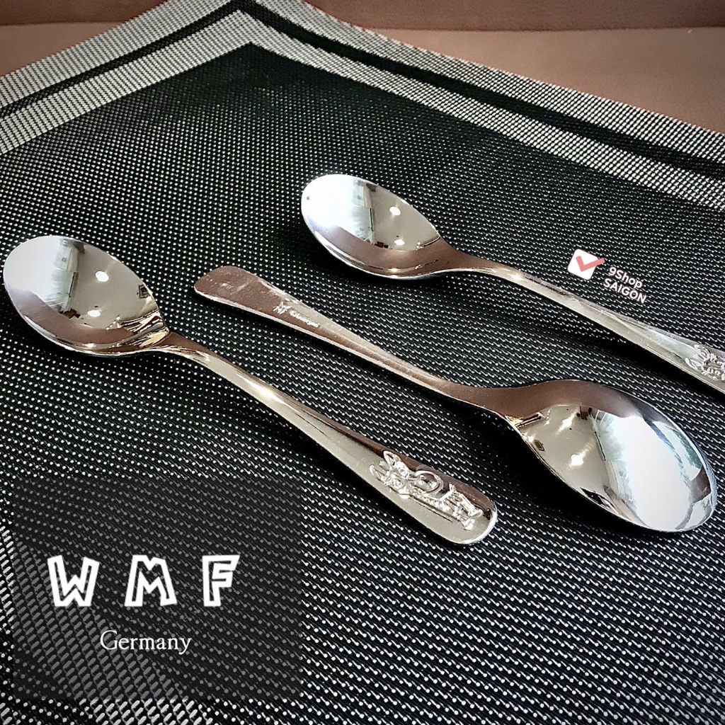 WMF Cromargan GERMANY - 03 ช้อน/ช้อนสําหรับ KIDs304 คุณภาพสูงรุ่นยีราฟสแตนเลส