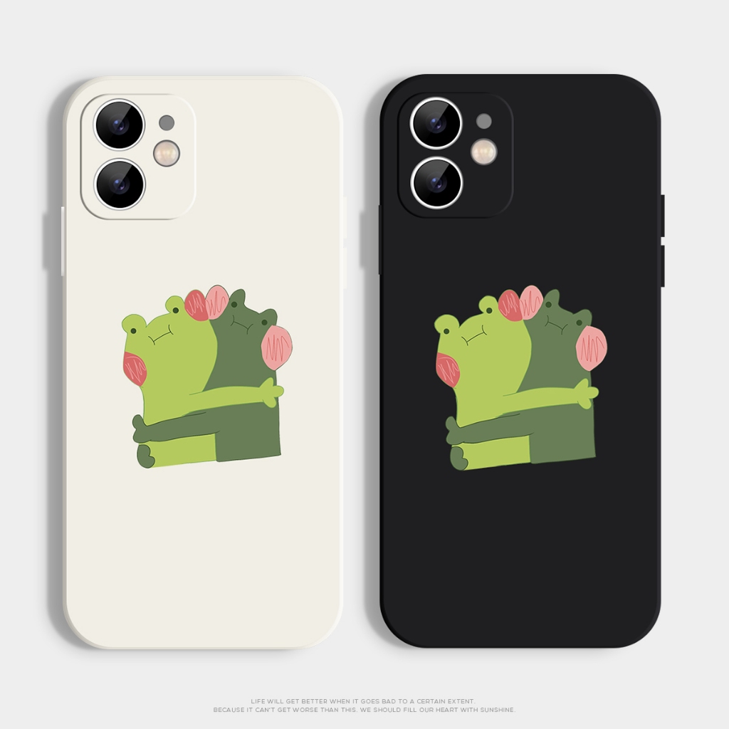 ตลกสีชมพูแก้มสีเขียวกบ iPhone กรณี x xs สําหรับ iPhone xsmax Plus 14 12 xr Mini 15 11 plus 13 x xs 6