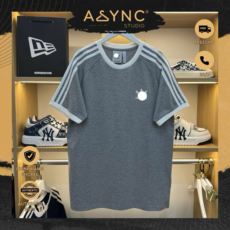 (ออธ) เสื้อยืด Adicolor 3-Stripes A.di.das สีเทาแท้ | รหัส: IA4850 IA4845 IA48 IA4846 H37756 - Ansyn