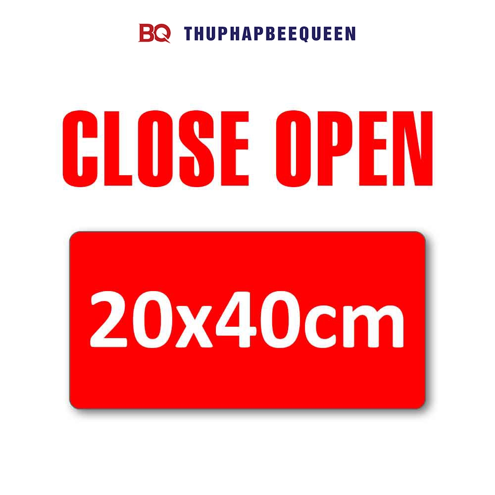ป้ายปิดเปิด 20x40 30x40 ตามขอลูกค้า