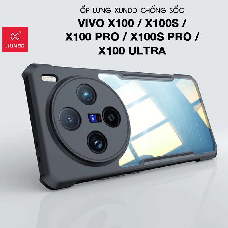 XUNDD เคส Vivo X100 / X100s / X100 Pro / X100s Pro / X100 Ultra - กันกระแทก ขอบ TPU