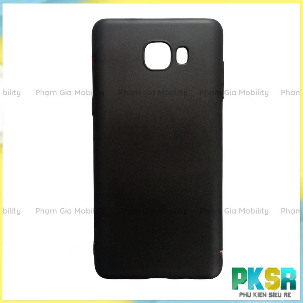 เคส Samsung C9 pro ยืดหยุ่นสีดําทนทานและสวยงาม