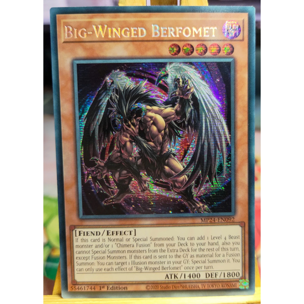 [KW2 Yugioh] [EN-UK] การ์ด Berfomet ใหญ่ - MP24-EN092 - Prismatic Secret Rare 1st Edition