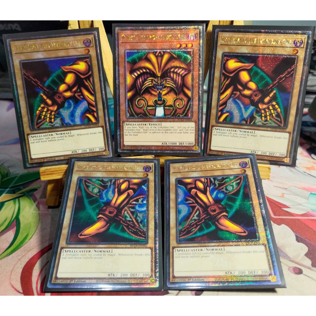 [KW2 Yugioh] [EN-UK] Combo 5 Cards 5 Parts of the God of Power Exodia - Quarter Century Rare รุ่นที่ 1 - ครบรอบ 25 ปี
