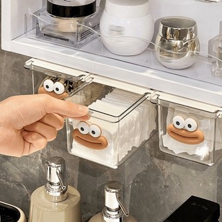 Hộp Đựng Đồ Ngăn Kéo CHÚ VỊT Dưới Tủ, Hộc Bàn, Hộp Đựng Bông Tẩy Trang, Tăm bông DỄ THƯƠNG
