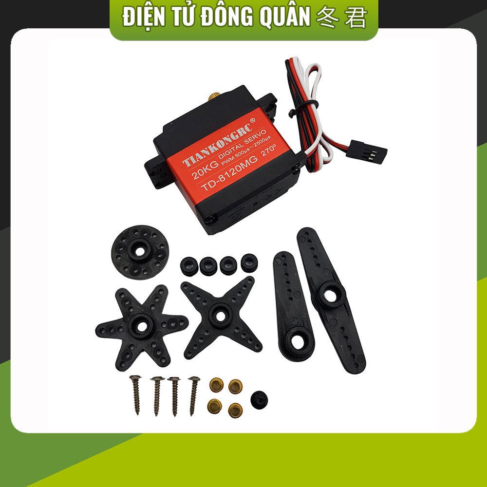[HCM] เซอร์โวดิจิตอล RC TD-8120MG 180 องศา | 270 องศา