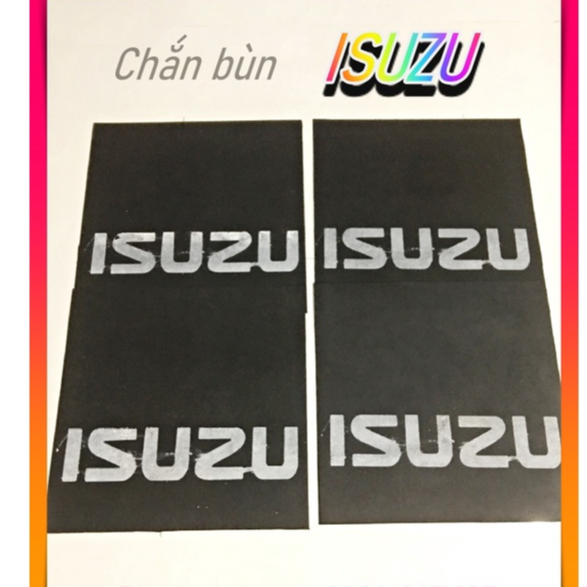 ISUZU แผ่นยางบังโคลนล้อรถบรรทุก 1T 2T5 3T 4T 5T 6T 9T 15T (ราคา 1 แผ่น)
