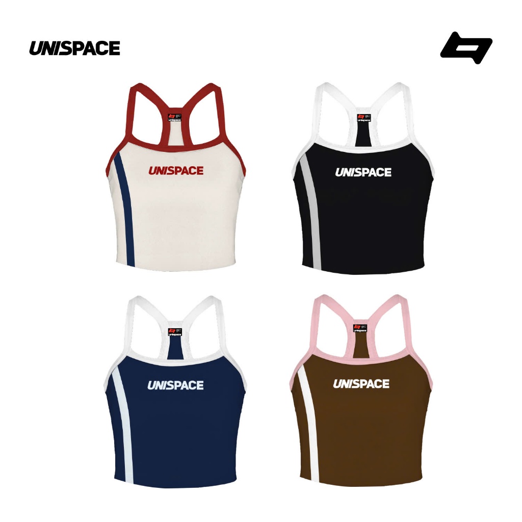 เสื้อยืดครอปแบรนด์ท้องถิ่น By Unispace unisex Kiddie