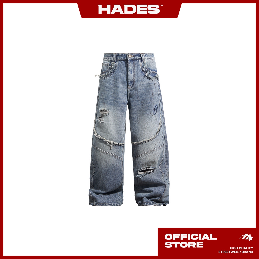 HADES Arthropod Wash Jeans - กางเกงยีนส์ unisex แบรนด์ HADES ของแท้