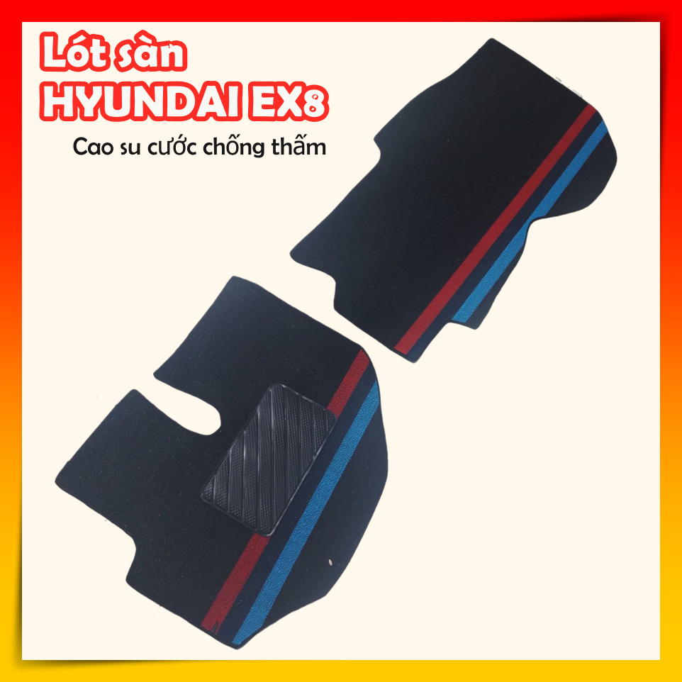 HYUNDAI EX8 7T 8T PRE-CUT ยางกันกระแทกรถบรรทุก กันน้ํา กันลื่น ทนทานและสวยงาม