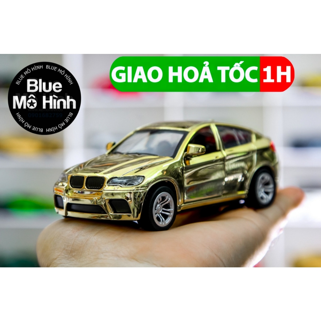โมเดลรถ BMW X6 1:36 สีทอง
