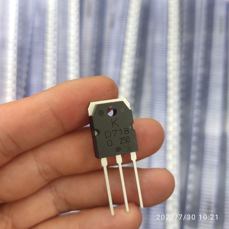 หอยเชลล์ D718 2SD718 หลังทองแดง KEC แท้ คุณภาพดี สินค้านําเข้าอย่างเป็นทางการ