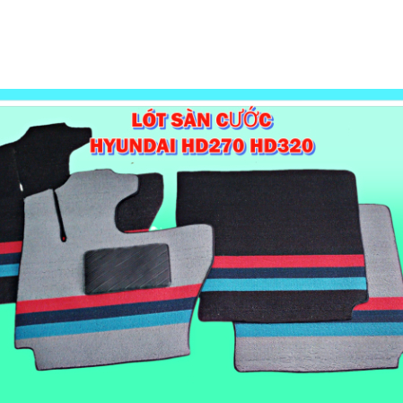 HYUNDAI HD250 HD270 HD320 พื้นยางรถบรรทุกกันน้ําแบบตัดสําเร็จ (ราคา 1 ชุด)