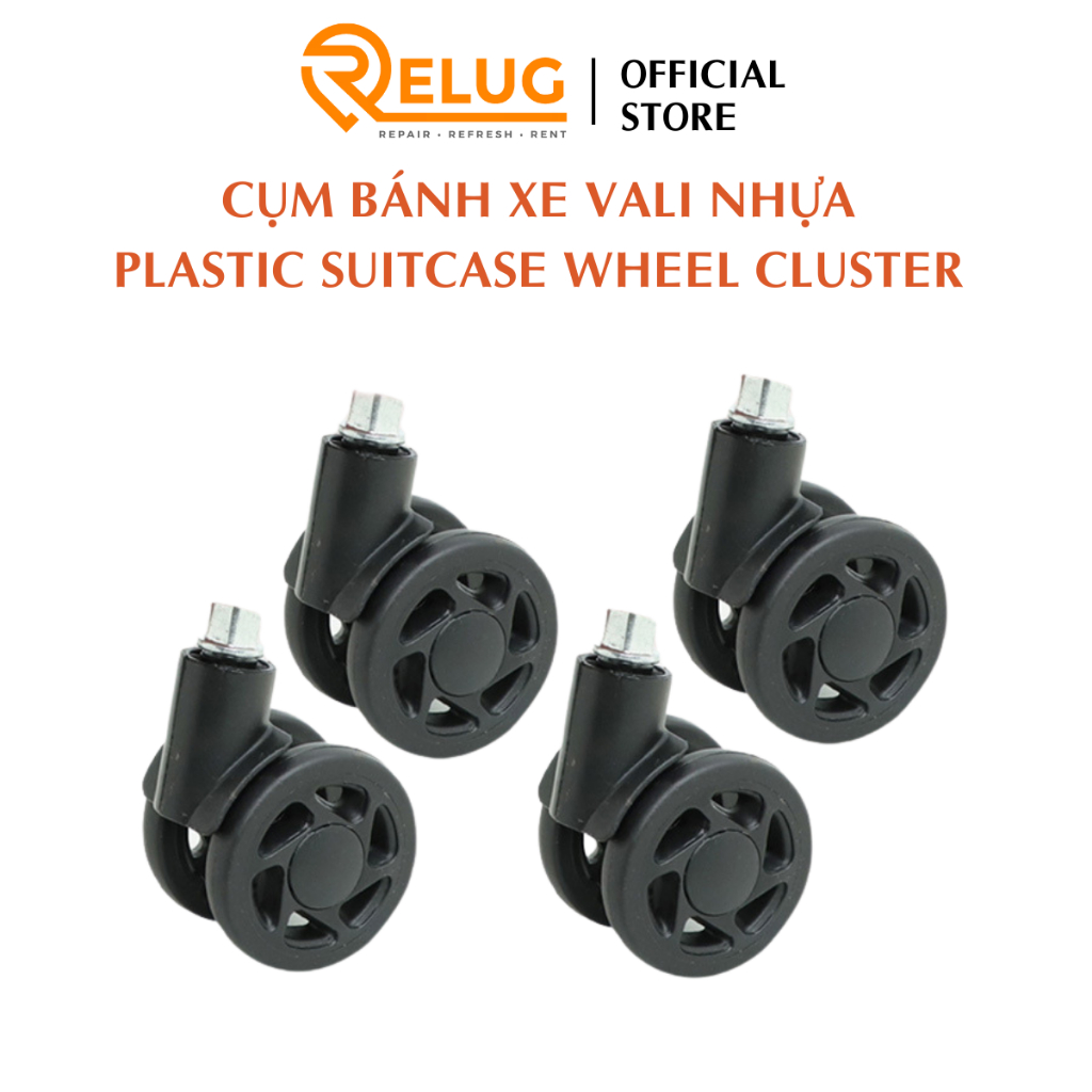 ผื่น กระเป๋าเดินทาง ล้อ RELUG ใช้แทนการประกอบล้อแตกเก่า - อุปกรณ์เสริมกระเป๋าเดินทาง