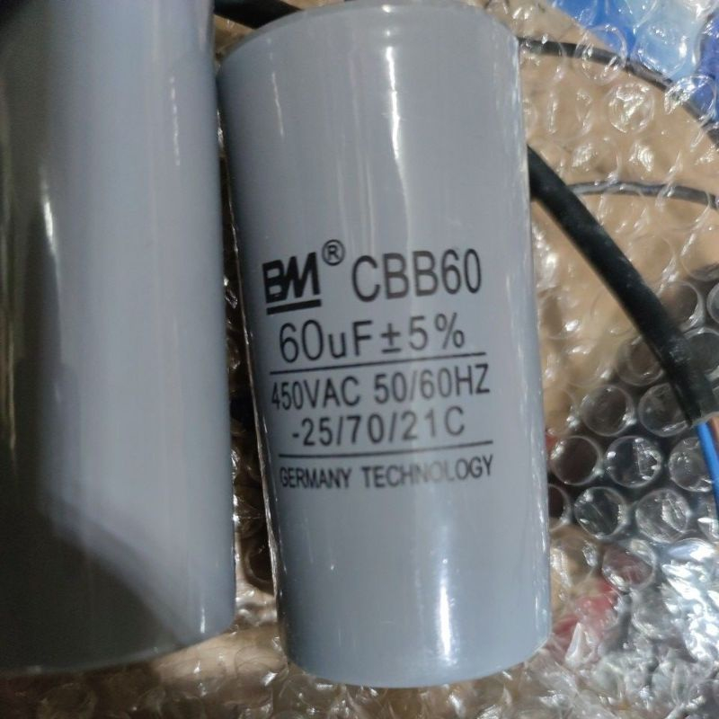 ตัวเก็บประจุ BM CBB60 60uf +- 5% 450v