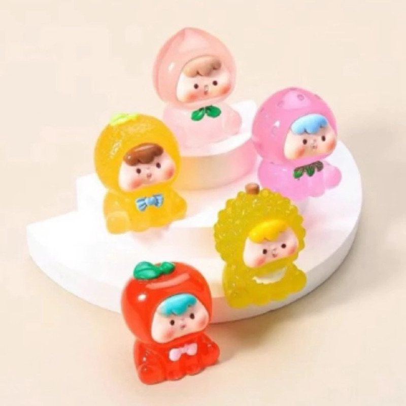 MOI NaBii Fruit Baby DIY Charm - ดีไซน์น่ารักต่างๆ อุปกรณ์ตกแต่งเฉพาะขนาดใหญ่