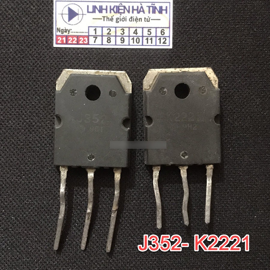 PAIR OF SOUND SOCKET MOSFET K2221 J352 2SK2221 2SJ352 DISASSEMBLY