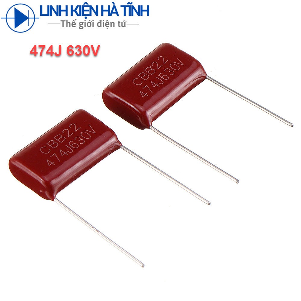 กระเป๋า 15 สีแดง CAPACITOR CBB22 CBB 474J 630V 0.47UF 630V 474 - CE8