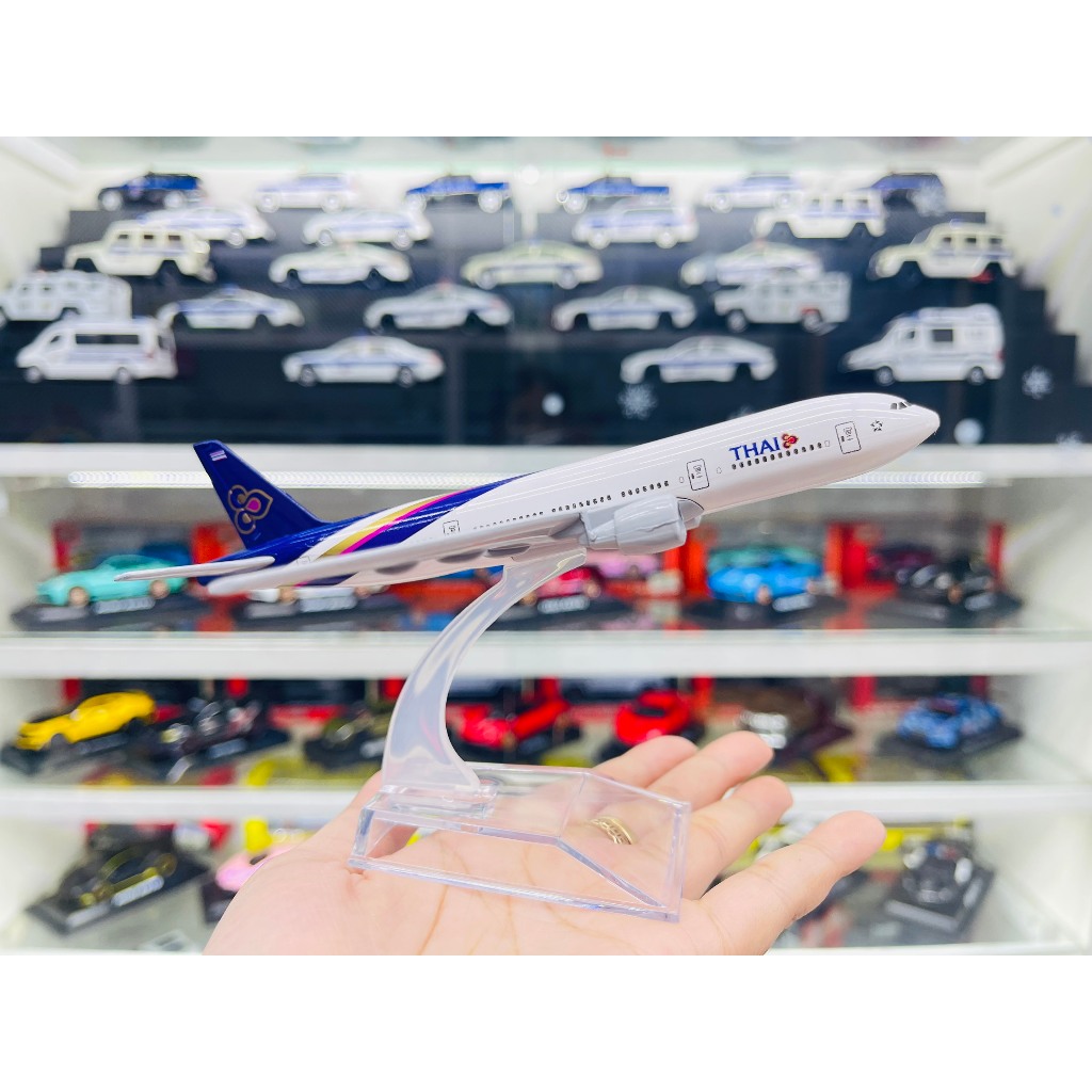 การบินไทย โบอิ้ง B777-300ER 16cm MB16070 โมเดลเครื่องบินโลหะ