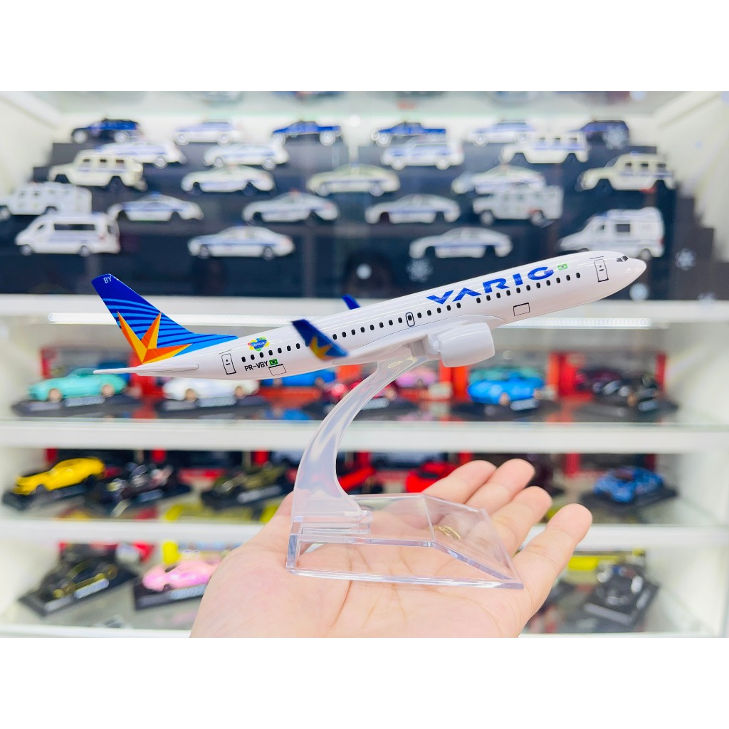 Brazilian VARIG PR-VBY โบอิ้ง B737 โมเดลเครื่องบิน 16cm MB16049
