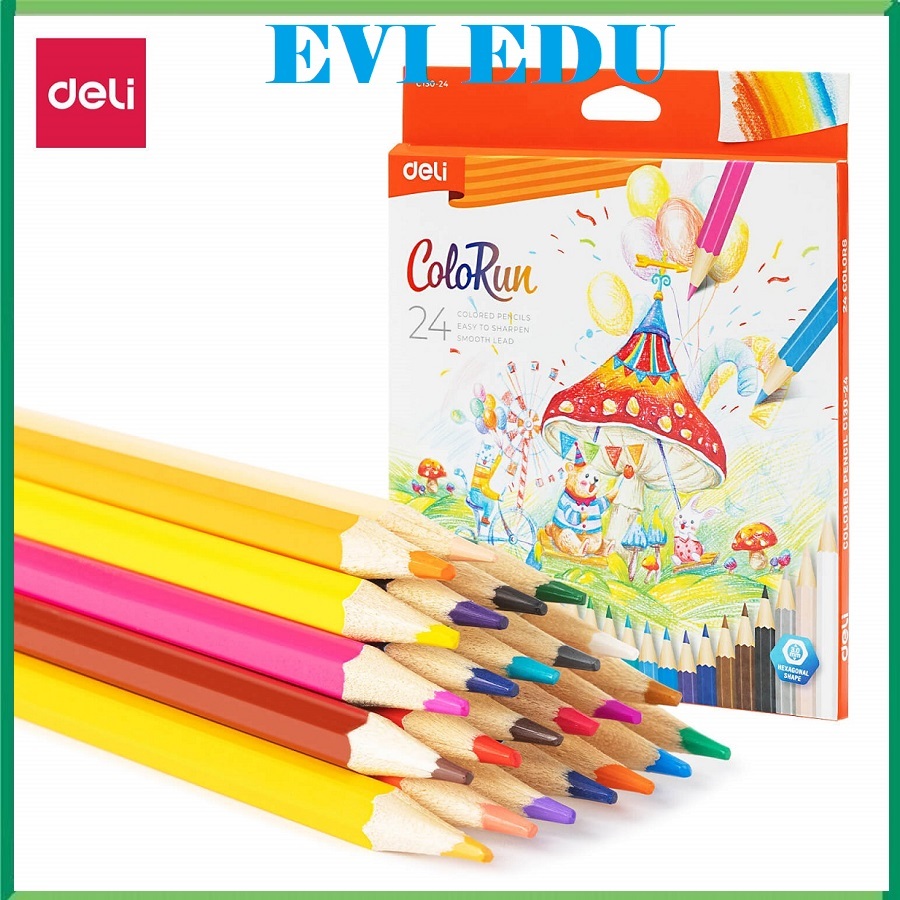 Colorun Deli EC130 / C130 ดินสอสีไม้ธรรมชาติระดับพรีเมียม