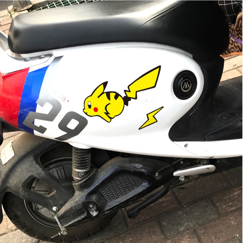 สติ๊กเกอร์ฝาครอบรอยขีดข่วน PIKACHU (PK168) สติ๊กเกอร์ POKEMON ตกแต่ง