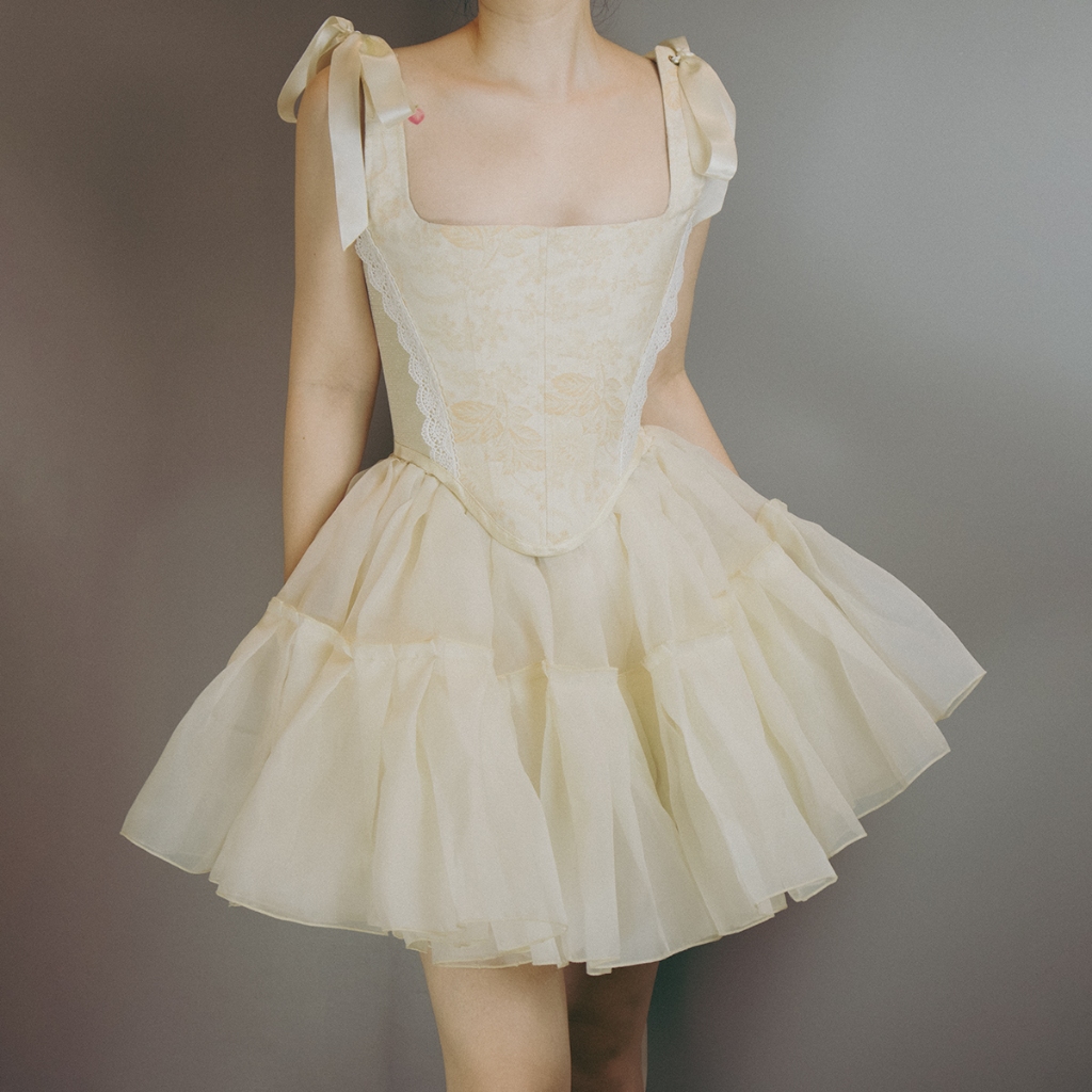 Létiia - Macaroon Vivian Corset ft Petticoat ( Vivian Corset)