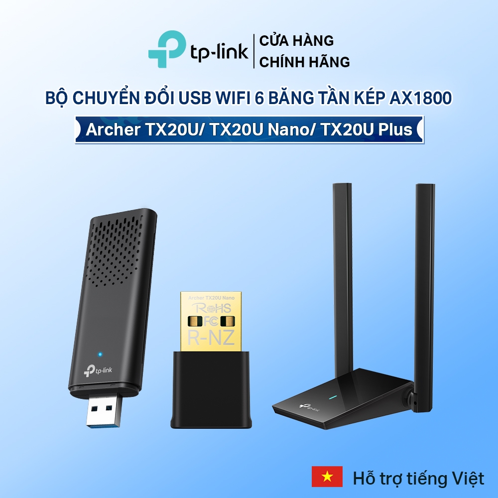 TP-Link Archer TX20U / TX20U Nano / TX20U Plus WiFi 6 Dual Band USB WiFi Adapter AX1800