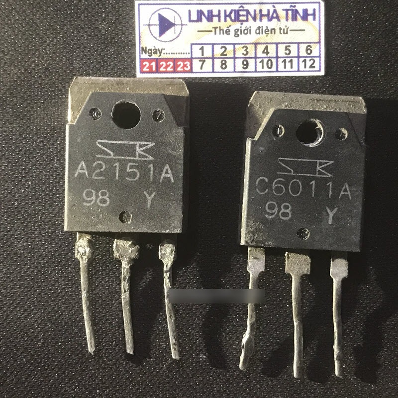 หอยสาเกคู่ C6011A A2151A 2SC6011 2SA2151 ถอดประกอบ-AH14-AH15