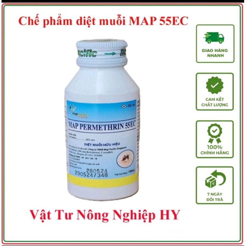 Map permethrin 55 EC ยากันยุง ขวด 100ml