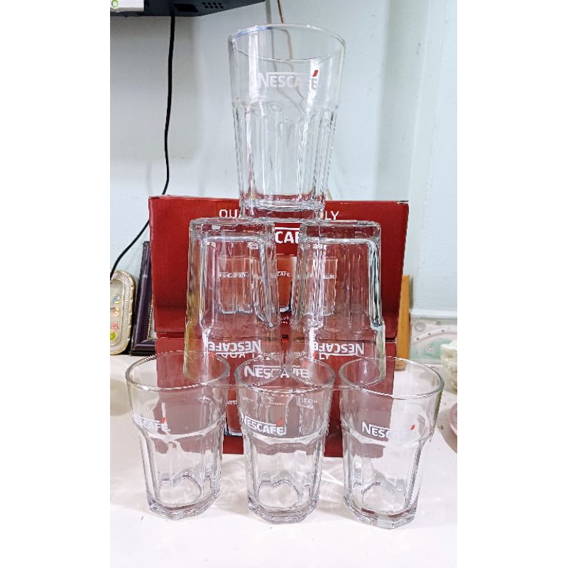 ชุดถ้วยแก้ว IMG อินโดนีเซีย 6 ชิ้น 375ml (ของขวัญ NSCAFE)
