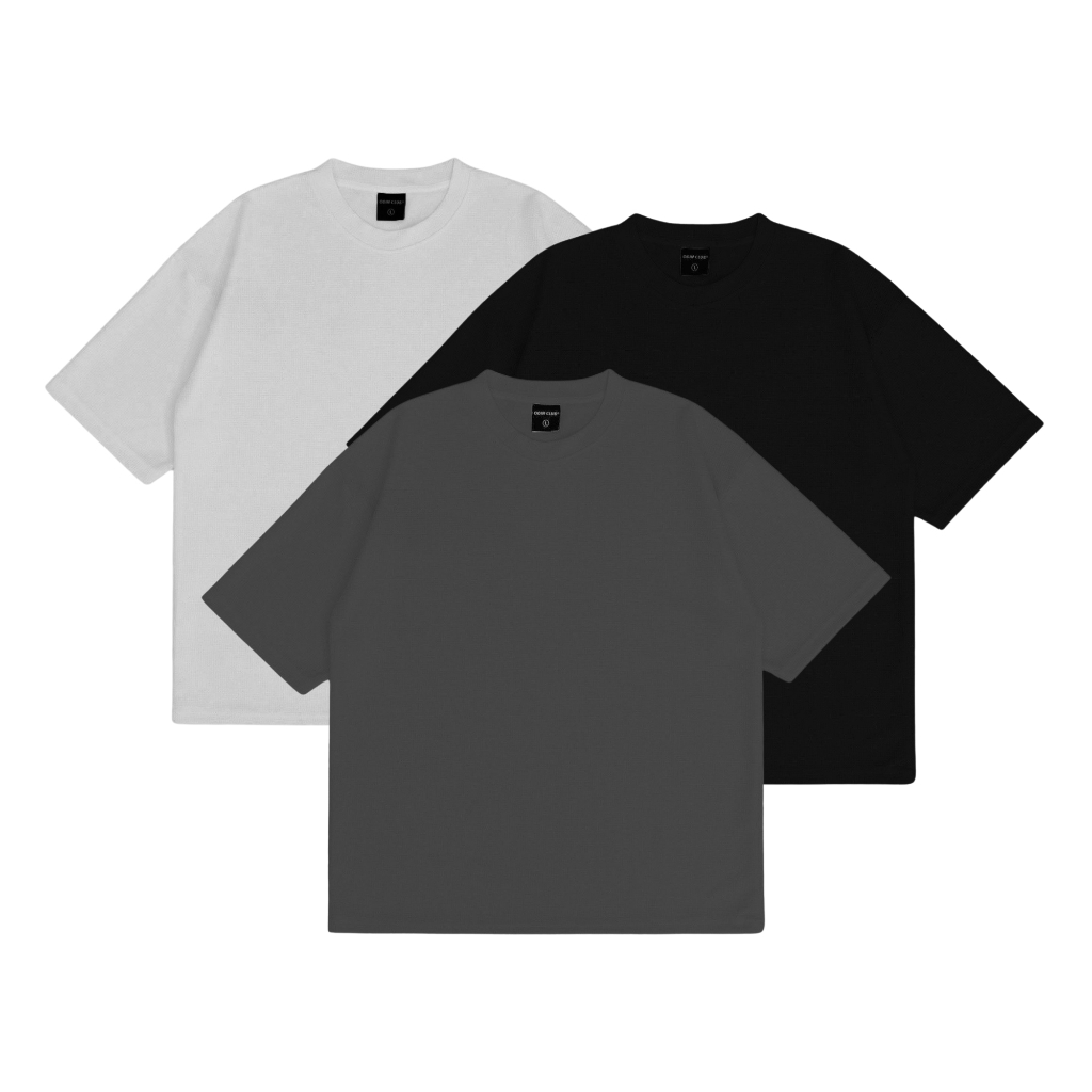 [Minh Tu] เสื้อยืดธรรมดา COMBO of 3 ODIN CLUB