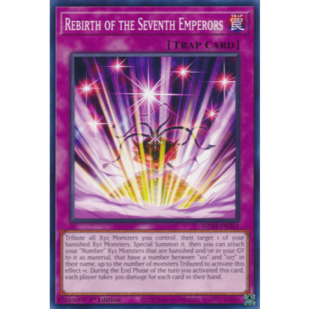 YMS - [การ์ด Yugioh] - [TCG-UK] - MP24-EN361 - Rebirth of the Seventh Emperors - Common 1st Edition