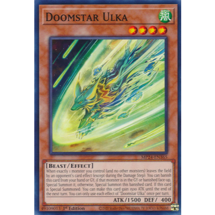 YMS - [การ์ด Yugioh] - [TCG-UK] - MP24-EN365 - Doomstar Ulka - ฉบับทั่วไป 1