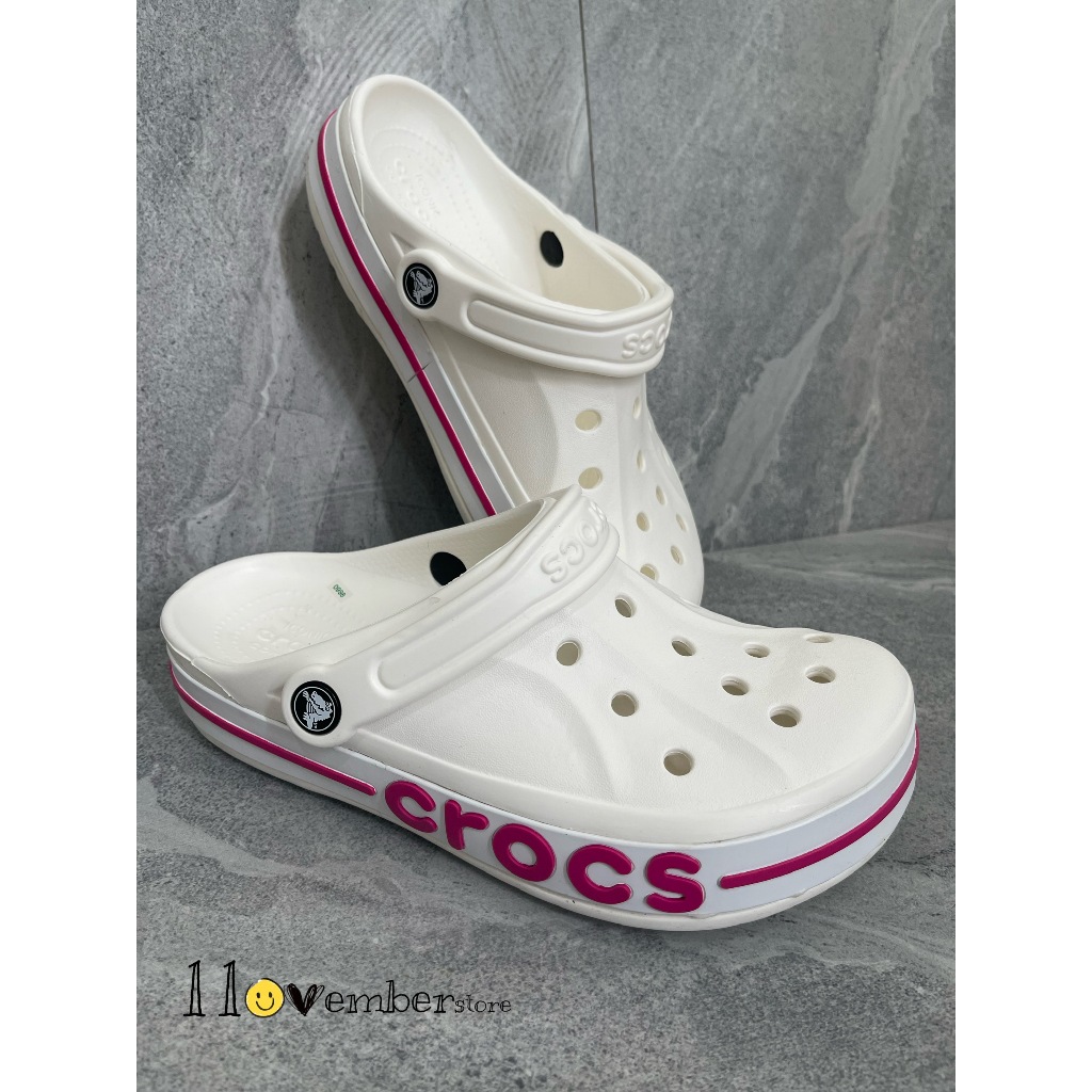 [ของแท้] รองเท้าแตะเด็กผู้หญิง Cross Crocs Bayaband Clog นุ่มสุดๆ - ทนทาน - น้ําหนักเบา - มาพร้อมสติ