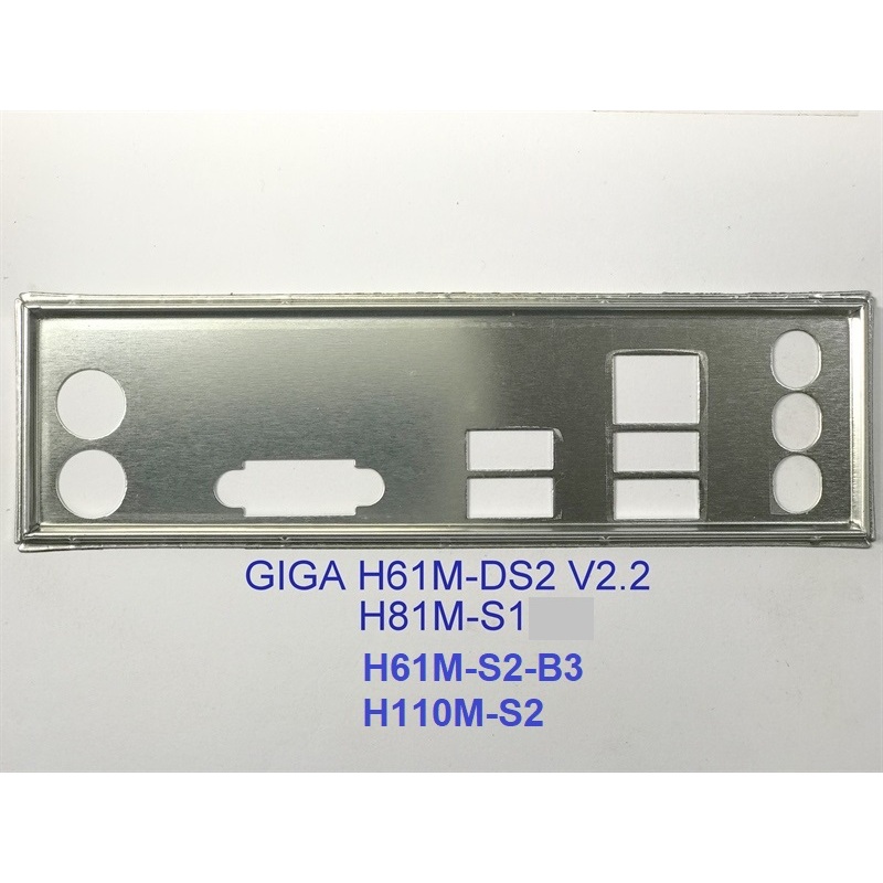 FE บล็อกหลัก GIGABYTE H81M-S1 (โล่หลัก IO: 504)