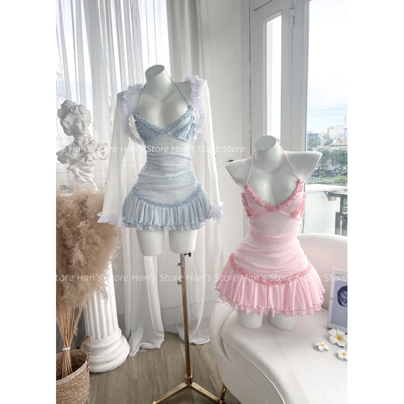 [HANS Store] SEXY WOOL DRESS WITH LIMITED STOCK JACKET (REAL PHOTO)