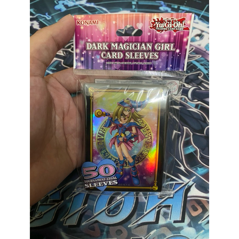 ปลอกการ์ด Yugioh ของแท้ - ชุดแขน 50c Dark Magician Girl - Sleeve Konami Official - ขนาด 63x90 มม.