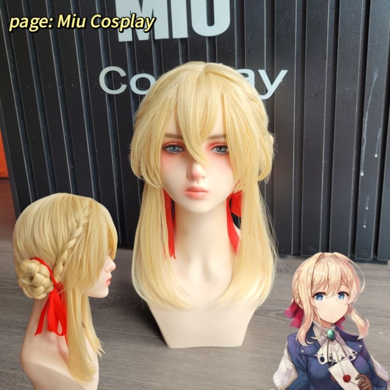 [มีจําหน่าย] วิกผม/วิกผม Violet Evergarden - ตุ๊กตาเมมโมรี่ [Miu Cosplay]