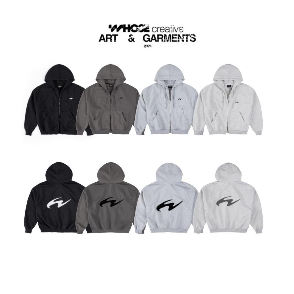 Ruffle HOODIE ZIP - เสื้อแจ็คเก็ตปักลายจับจีบซิปคู่ (มีกระเป๋าด้านใน) Hoes Studio