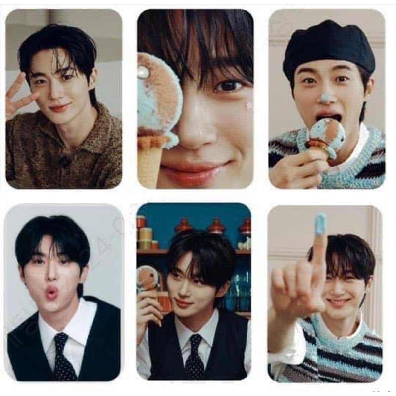 การ์ดตัดมุม BYEON WOO SEOK ของแท้