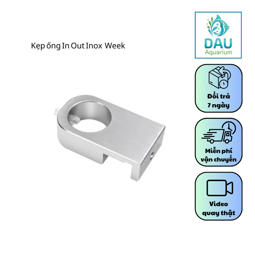 WEEK Fi12/ Fi16/ Fi20 แคลมป์อลูมิเนียม - ตัวยึดท่อออกสําหรับตัวกรองถัง