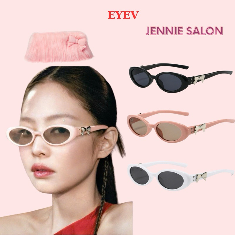 Jennie Salon แว่นกันแดดโบว์ Hush Eyev คุณภาพสูงสําหรับผู้ชายและผู้หญิงพร้อมการป้องกัน uv400