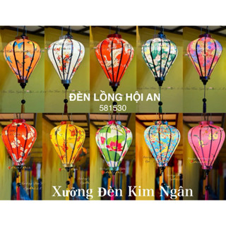 สวยสุดฮอยอันโคมลายแขวนกลางแจ้ง(30ซม-40ซม)ซื้อ10=ขายส่ง