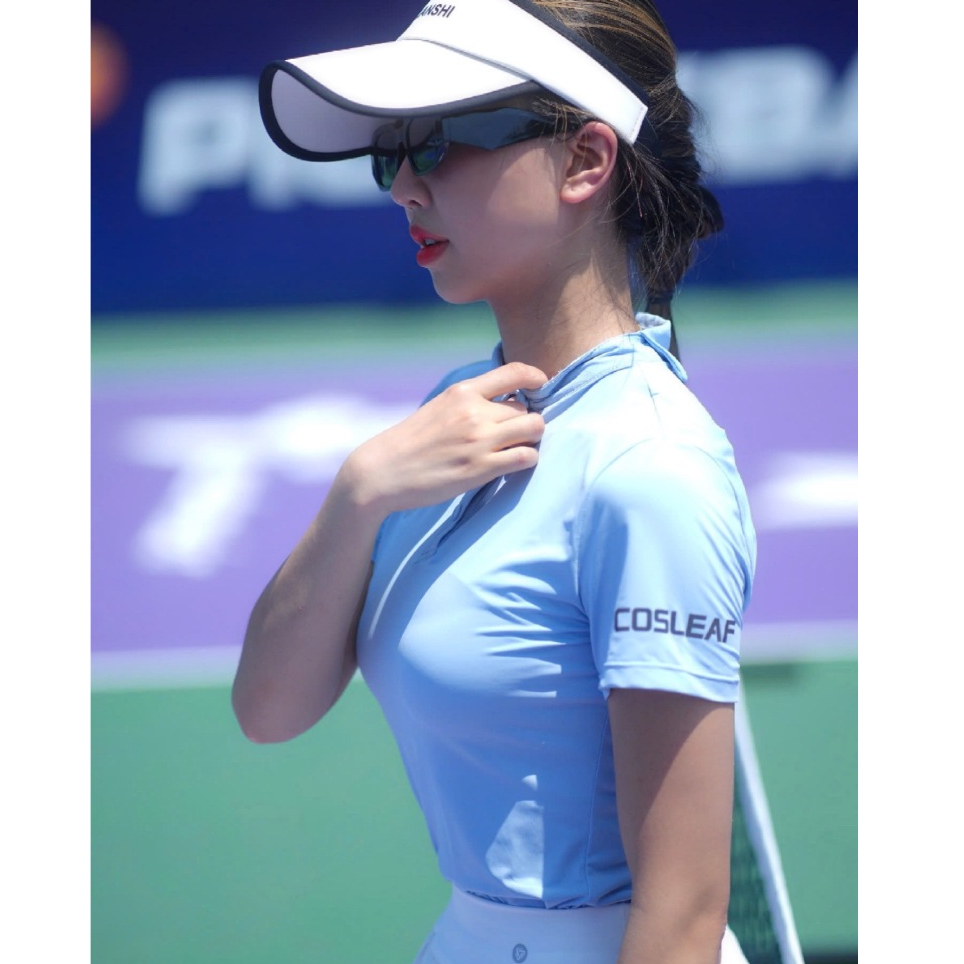 [Cosleaf] รหัสเสื้อ A55: เสื้อกีฬา Cosleaf ระบายอากาศได้คุณภาพสูงสําหรับ PickleBall เทนนิส Goft