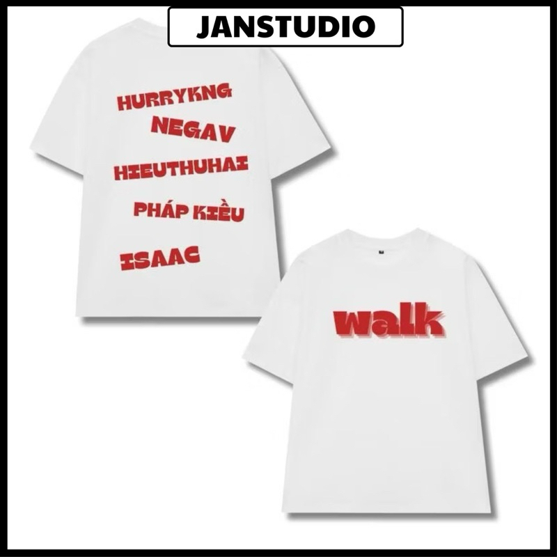 WALK Shirt Say His Brother ใส่วัยรุ่น สไตล์ไดนามิก ฟอร์มสวยมาก