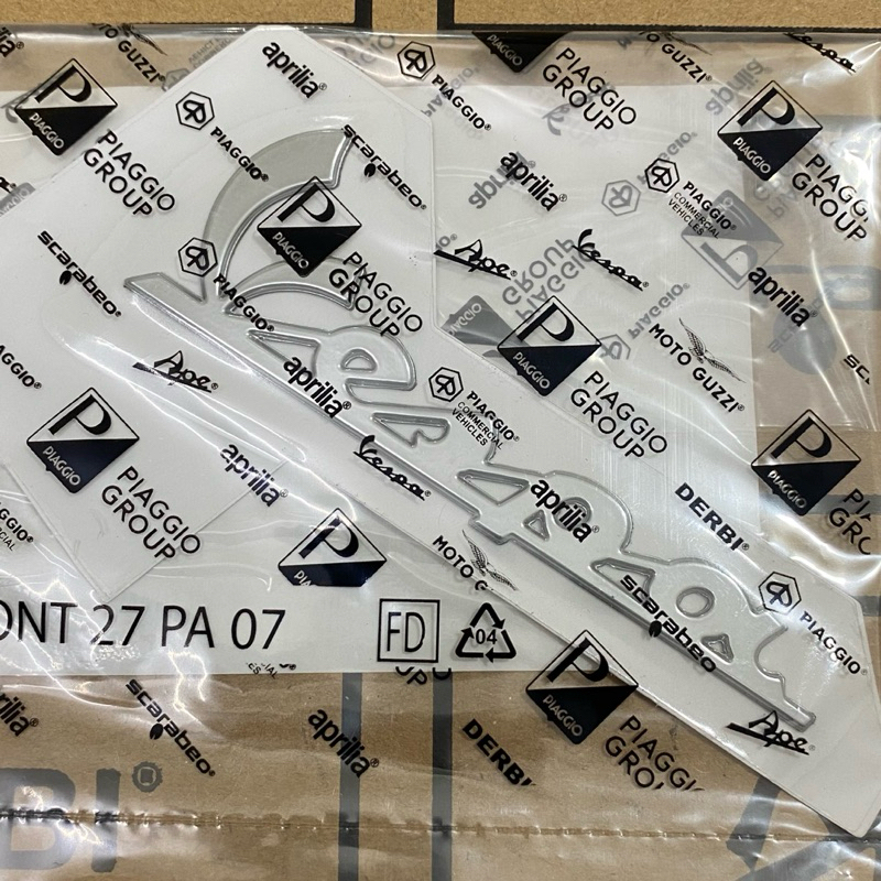 Vespa GTS ชุดแสตมป์ชุบโครเมียมคุณภาพสูงสุด [ของแท้] - รูปที่ 2