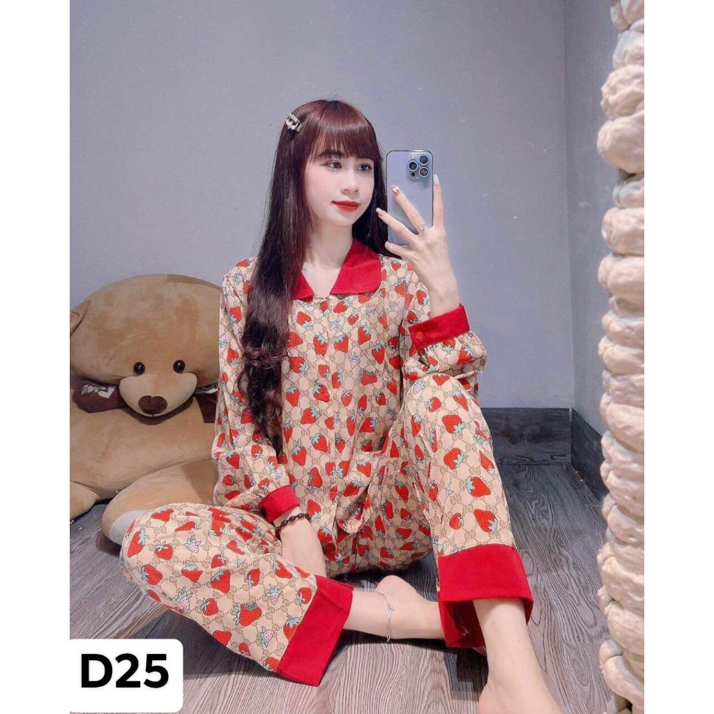 ชุดนอนสตรีใส่อยู่บ้านชุดนอนและเสื้อเบลาส์น่ารักทําจากผ้าเคทไทยแบบ1ชุดใส่อยู่บ้านผู้หญิง นาฮี เป็นทางการ